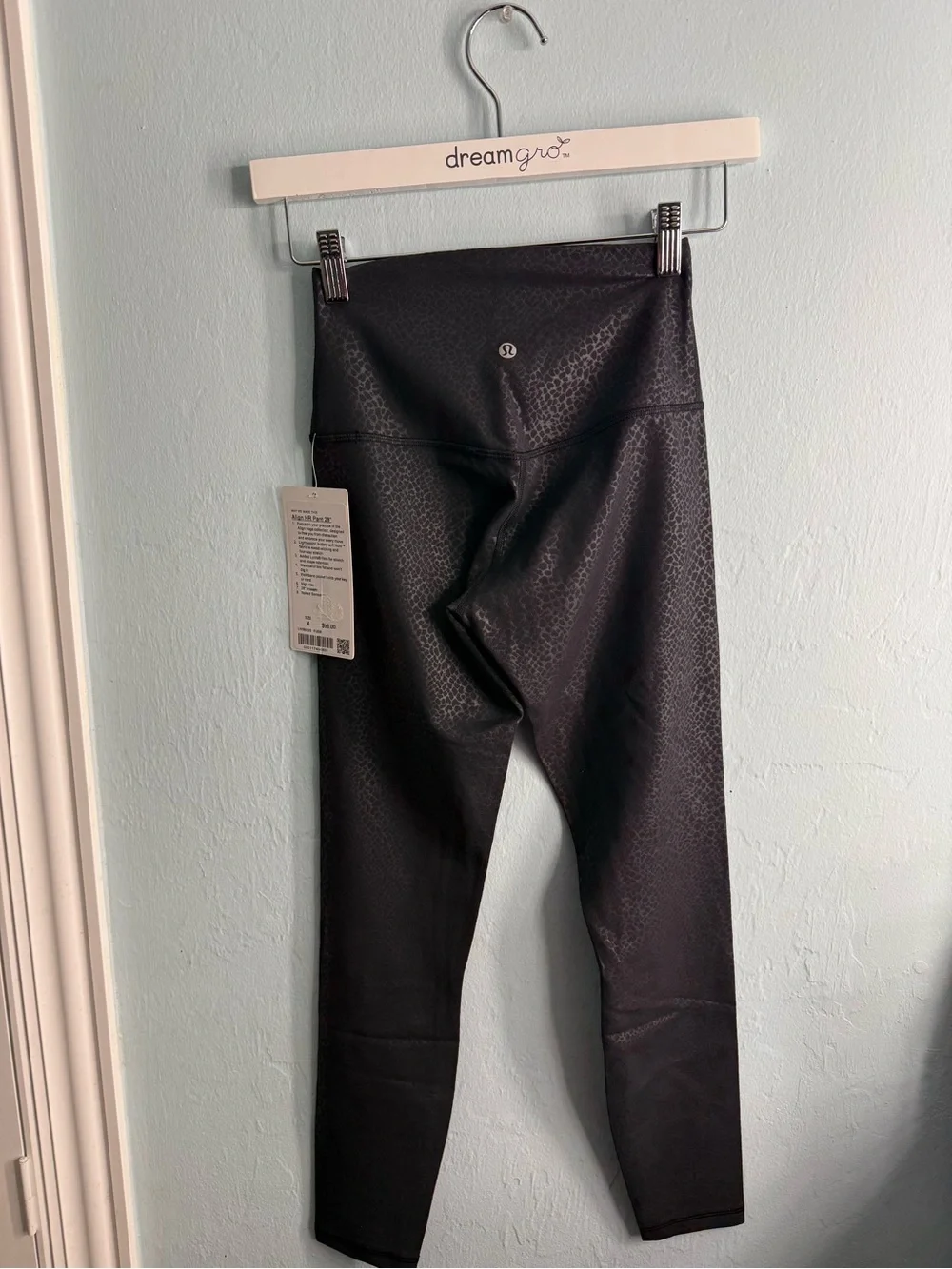Lululemon Align High-Rise Pant 28”/Color Formulated Embossed Black